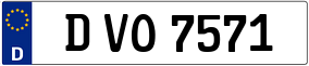 Truck License Plate